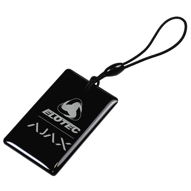RFID-Tagi Elotec Ajaxiin, musta