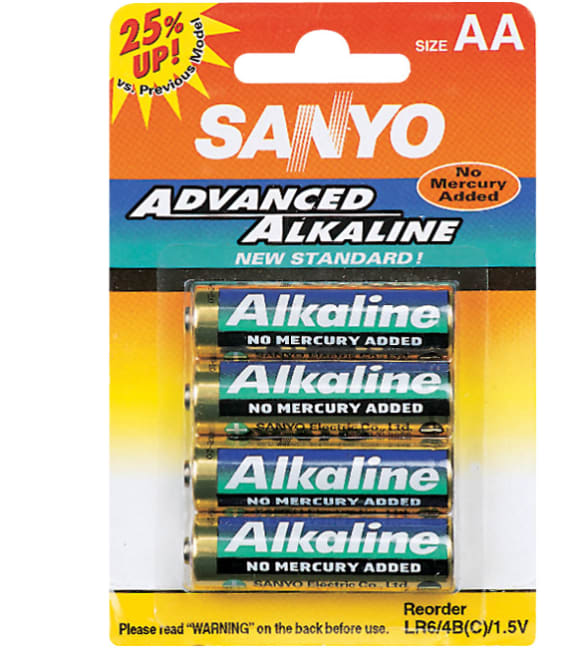 Batteri, alkalisk, AA, 4pk