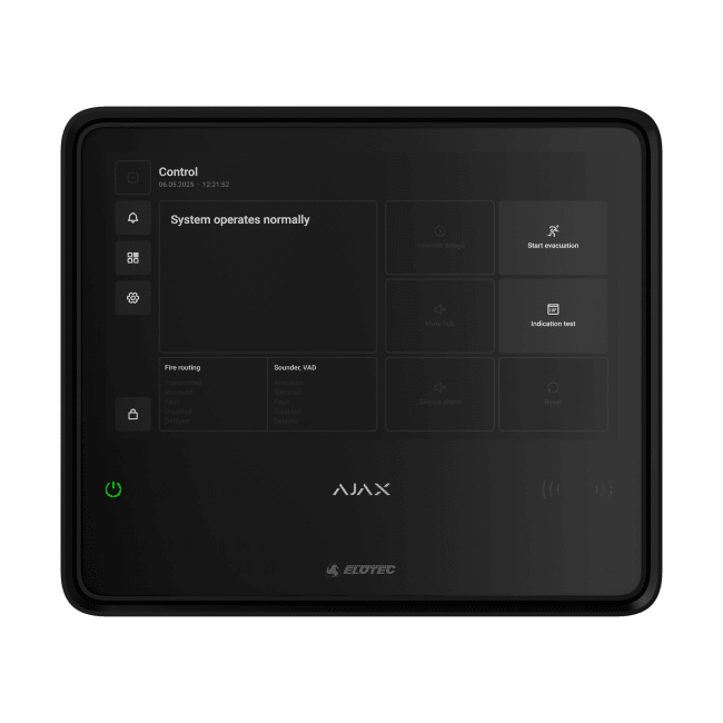 EN54 Fire Hub black