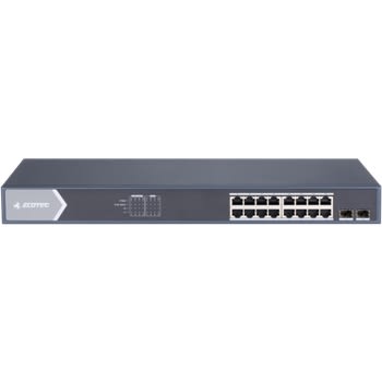 PoE switch, 16 port, 225W