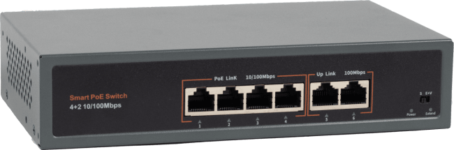 POE switch, 4 port, 65W