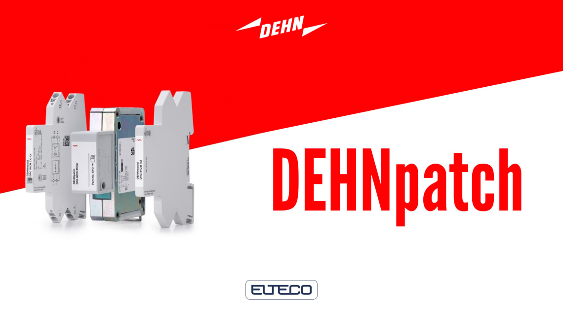 DEHNpatch - Beskyttelse for Ethernet-infrastruktur