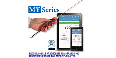 Temperatur-og fuktighetstransmittere for android-enheter