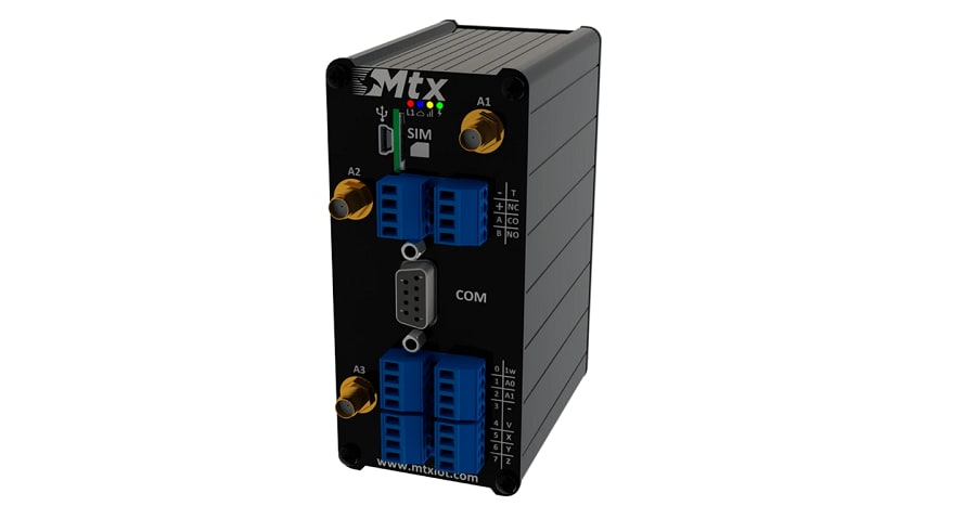 LTE 4G PROGRAMMERBART IOT-MODEM MED 8X DIGITAL I/O, 2X ADC, ULP OG BATTERI