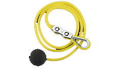 Yellow pull-wire with ball and Duplex wire clamp - 5 m