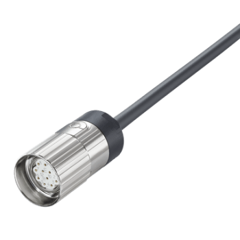 M23 plugg med 40 meter PUR kabel