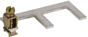 DEHN jordingsskinne for 2-moduls single fase 2P