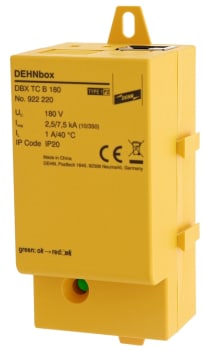 DEHNbox Combined lightning current and surge arrester RJ45