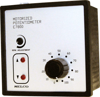 E7800.0110 Motor Potensiometer. 230-240V AC. 2 rpm. 10 turn. 500 Ohm