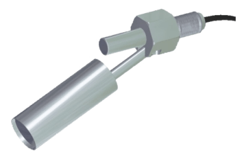 Nivåbryter. horisontal. magnetisk. AISI304. 1/8"G . IP68. 0.5m fast kabel