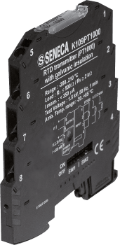 PT100 til strøm/spenningsomformer med stor nøyaktighet. 14bit oppløsning. 0.1%