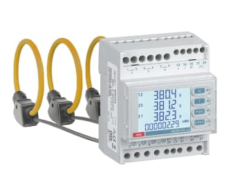 Nemo D4-Le m/3 stk. ROGOWSKI COIL Ø=80mm. Aux:80-265VAC/110-300VDC. 80-500V L-L. Puls+RS485 Modb.