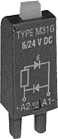 Relpol M21P  Slukkediode