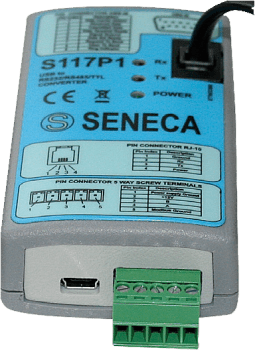 S117P1 USB<->RS232/RS485/TTL converter. inkl. USB og seriell kabel + software