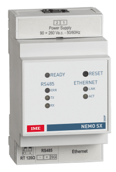 Nemo SXIIP. Kommunikasjons-interface RS485/TCP-IP  . 3 moduler  58.8mm