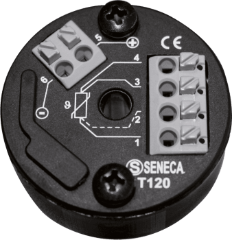 Transmitter.2 leder loop powered for RTD Pt100/Ni100.