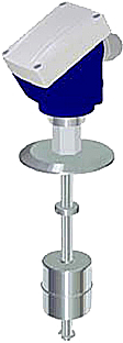 TMN 300 CB INOX 500mm 21/2" flenstilkobling i SS AISI316. 12…35VDC aux.