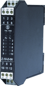 Digital inng.modul. 10 kanal  / RS485 ModBUS RTU  Må leveres med Z-PC-DINAL2-17.5