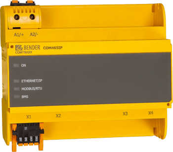 COM465IP Gateway. fra BMS/BCOM/Modbus RTU til Modbus TCP. Us:AC/DC 19.2...276V