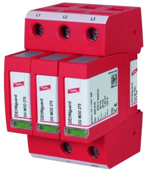 DEHNguard 40kA 275V 3P overspenningsvern for TN-C/TT