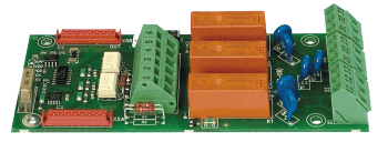 IO kort. 3 ekstra relèe output  NO/P/NC