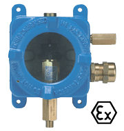 Trykkbryter. 0.2-2bar. ¼" prosesstilkobling. ATEX  II 2 G Ex-d IIC T6