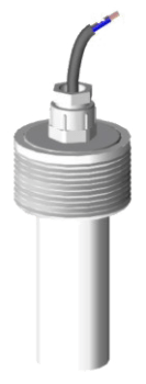 SCRR35. Kapasitiv føler. PTFE. prosesstilkobling 1"1/2 G. 4...12mm koblingsavstand. 5m fast kabel