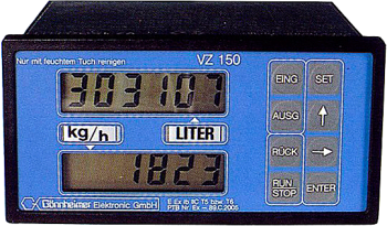 VZ150.1.0.2.0. Forvalgsteller. NAMUR/DIN 19234 inng. TTY sender