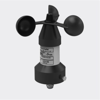 Anemometer. AN-60-Z/MH-2L/F/02 . med senterfeste. 4-20mA  2-leder. pluggtilk.. IP65