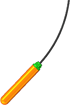 INCR-10 Flottørbryter m/reedkontakt 4A/230V. 10m kabel. IP68