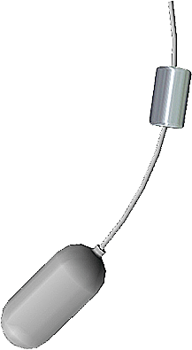 INMR-10 Flottørbryter m/microbryter 15A/250V. 10m kabel. IP68