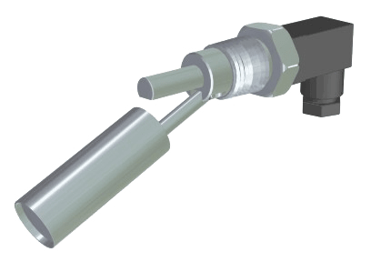 IMN 52 TC INOX. Nivåbryter. magnetisk. horisontal. AISI304. 1/2"NPT prosesstilkobling.