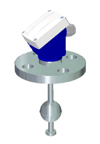 IMN DB INOX V1 P37 F14 L200 C1 N1 BP04. magn. flottørbryter. DN50 SS flens. gjenger 1/2"G.