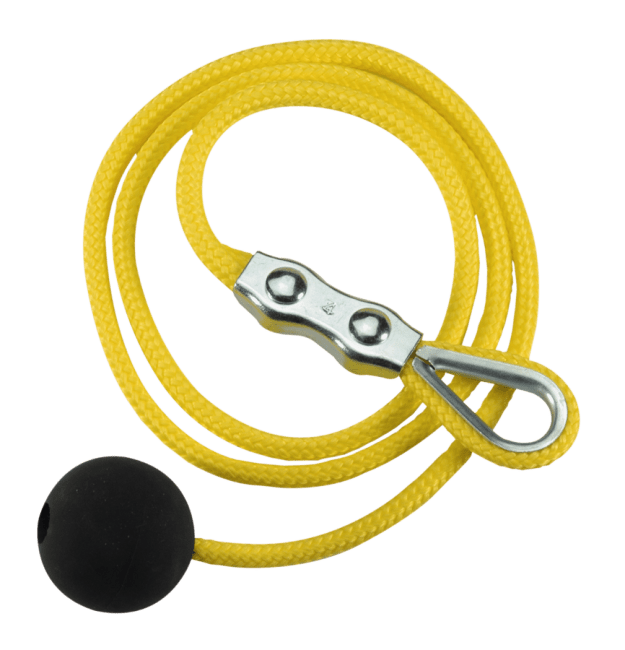 Pull-wire yellow, 4m, Duplex wire clamp