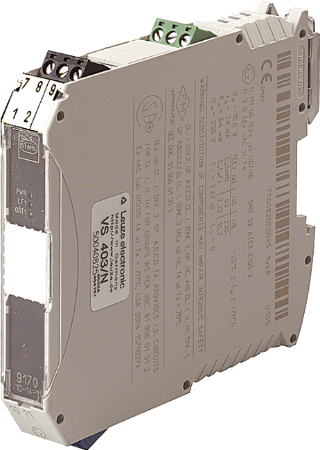 VS 403/R Ex-ia. Galvanisk skille NAMUR