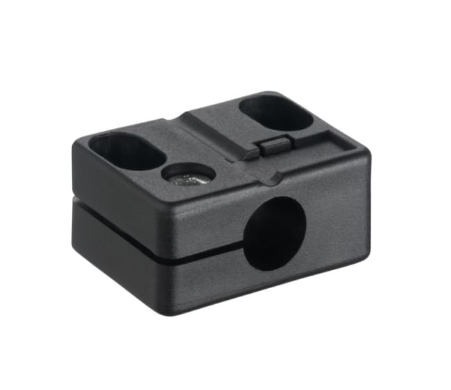 MC 012K-LS Festeklemme for Serie 412 / IS 212. Ø=12mm. med endestopp