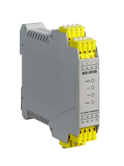 MSI-SR5B-02 Sikkerhetsrele med fjærklemmer