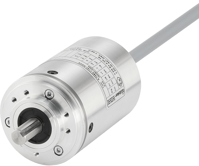 8.7063.112B.G721.0100 SENDIX Absolute multiturn pulsgiver.17bit SSI Gray. 12x25mm