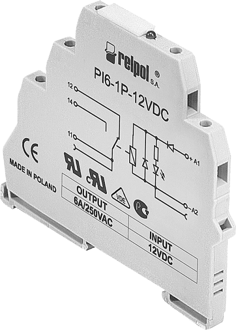Relpol PI6-1T-230V AC/DC  rele