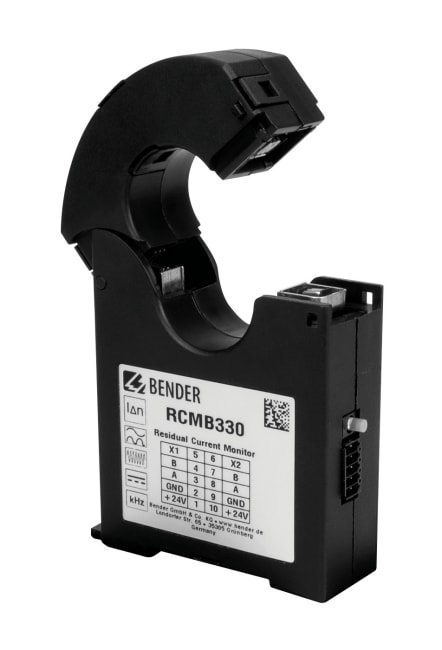 RCMB330 Delbar RCM AC/DC type B. Ø=25mm m/Jordfeilvarsler. Us: 24VDC. RS485 ModbusRTU