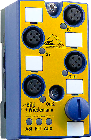 AS-i Safety Input Module. IP67. M12. 1SI/2O