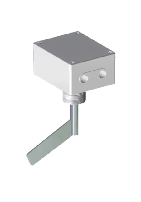 CNPR-N. Roterende nivåføler for granulater med max. størelse 15mm. små siloer. 24VDC aux.