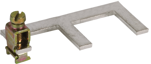 DEHN jordingsskinne for 2-moduls single fase 2P