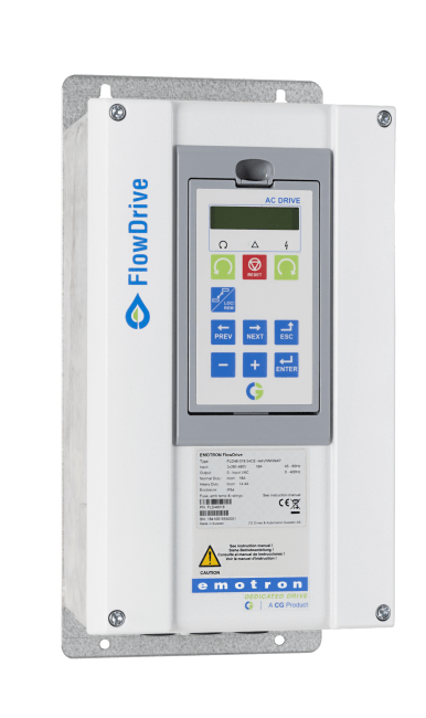 FlowDrive IP54 Frekvensomformer 400V 2.2kW 6A