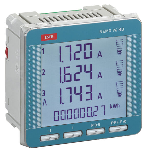 Nemo 96HD. *Aux:11-60VDC 1-5A  shunt . 80-500V L-L