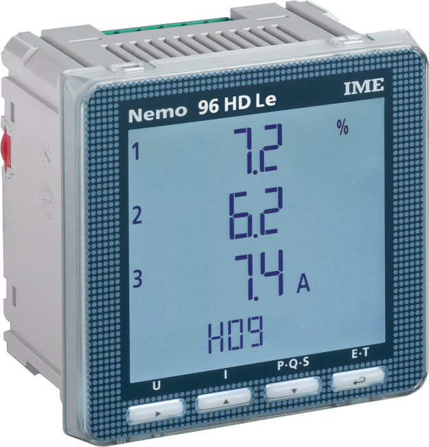 Nemo 96HDLe *Aux:80-265VAC/110-300VDC 1-5A  shunt . 80-500V L-L. Pulsutg. Blue Frame