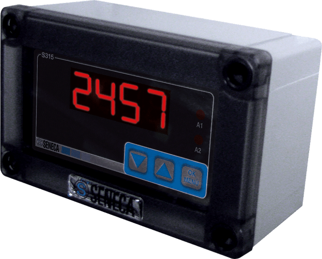 Loop-powered Digitalinstrument. 4 sifferinput 4-20 mA