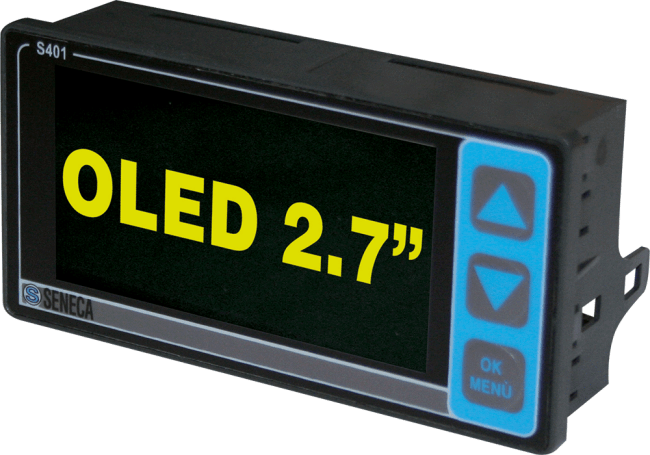 OLED display med Modbus interface
