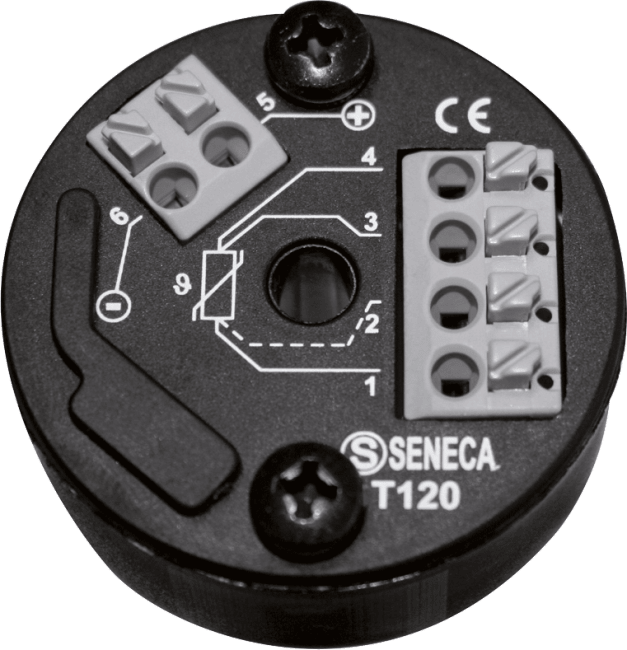 Transmitter.2 leder loop powered for RTD Pt100/Ni100.