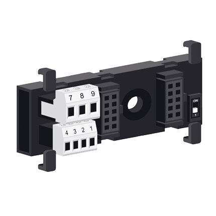 Back rail mounting 17.5mm for ModBUS/CANopen moduler